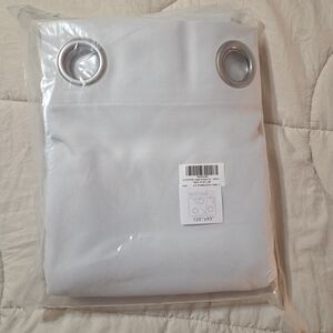 White Grommet Curtain Panel